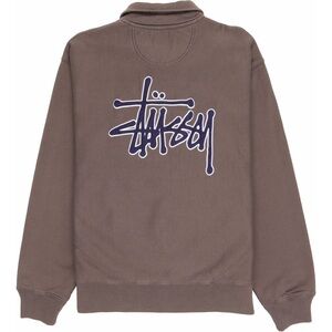Stussy 3/4 zip Logo Sweater
